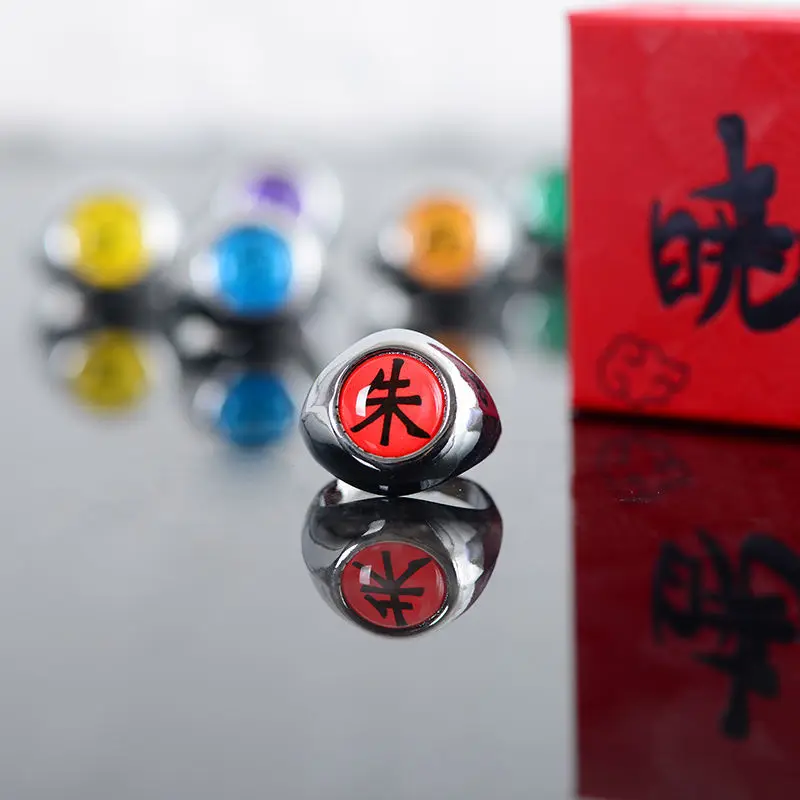 Экшн-Аниме Наруто Акацуки косплей кольцо игрушки Uchiha Itachi Nagato Konan Deidara Sasori Hoshigaki Kisame
