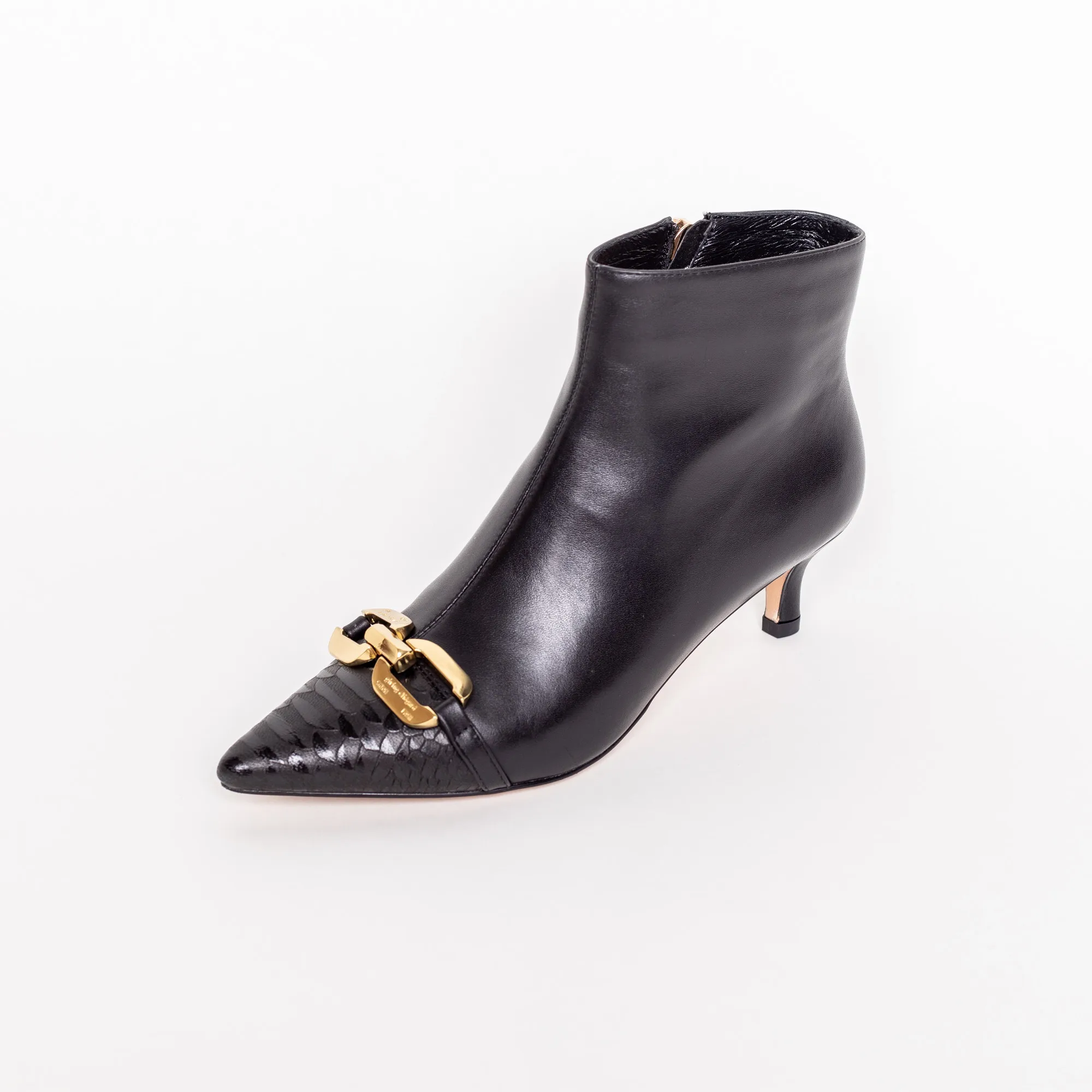 

Kmeioo новые модные стильные женские ботинки с острым носком на тонком каблуке из натуральной кожи в простом стиле Ботильоны на весну/осень 5 с...