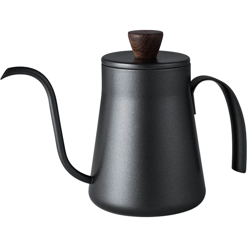

Lid Portable Coffee Pots Espresso Hand Punch Home Pour Over Stainless Steel Coffee Pots Hanging Ear Vaso Cafe Coffee Tool DG50CP