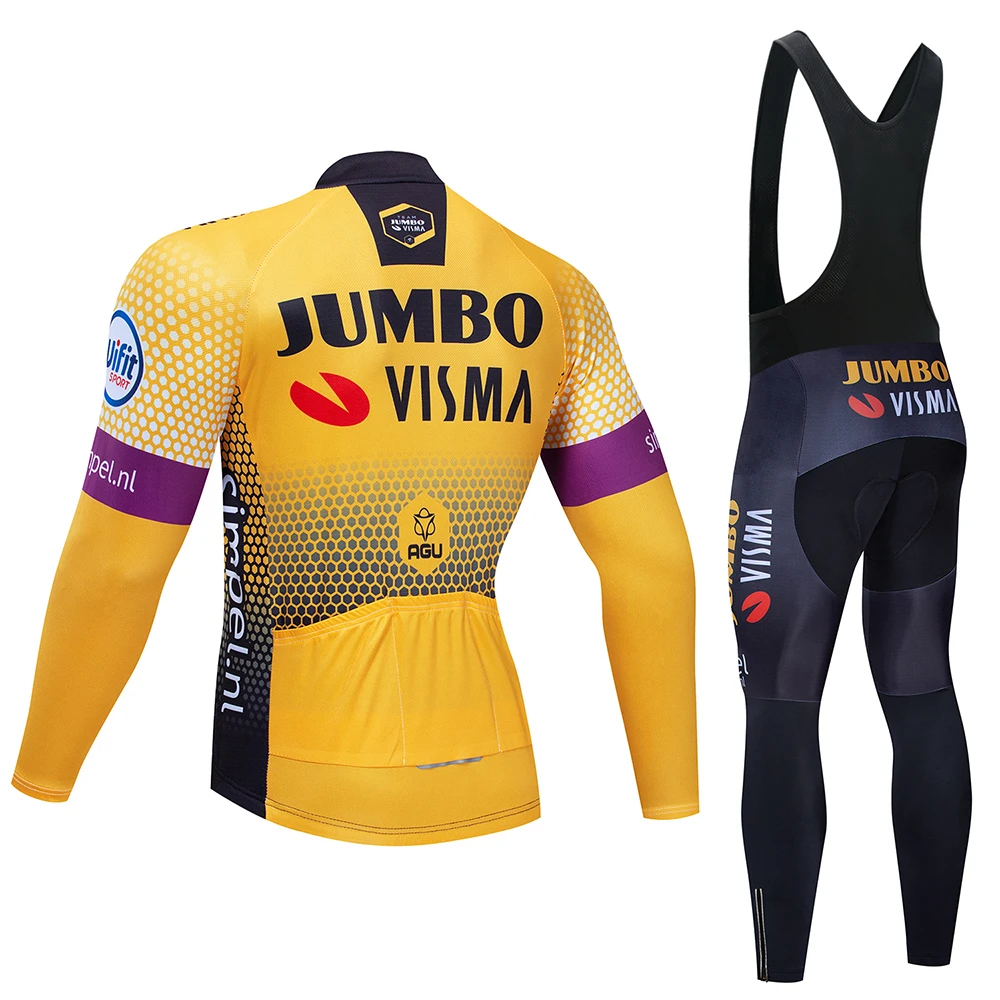 JUMBO зимний термальный флисовый спортивный костюм для велоспорта, Майо Ropa Ciclismo Invierno MTB, одежда для велоспорта, спортивная одежда