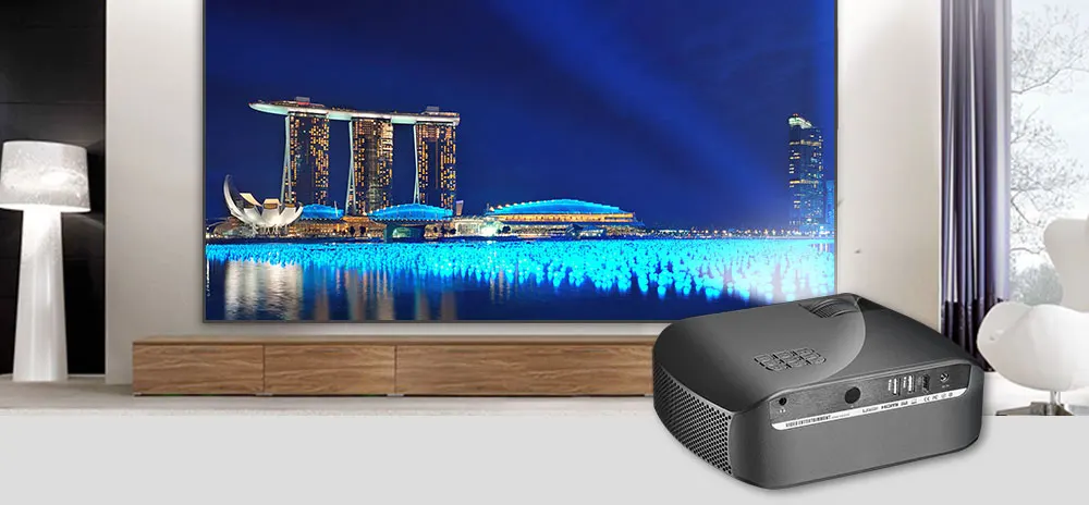 ALSTON F10 Мини проектор 2800 люмен HD видео проектор светодиодный проектор для домашнего кинотеатра Поддержка 1080p HDMI USB с подарком
