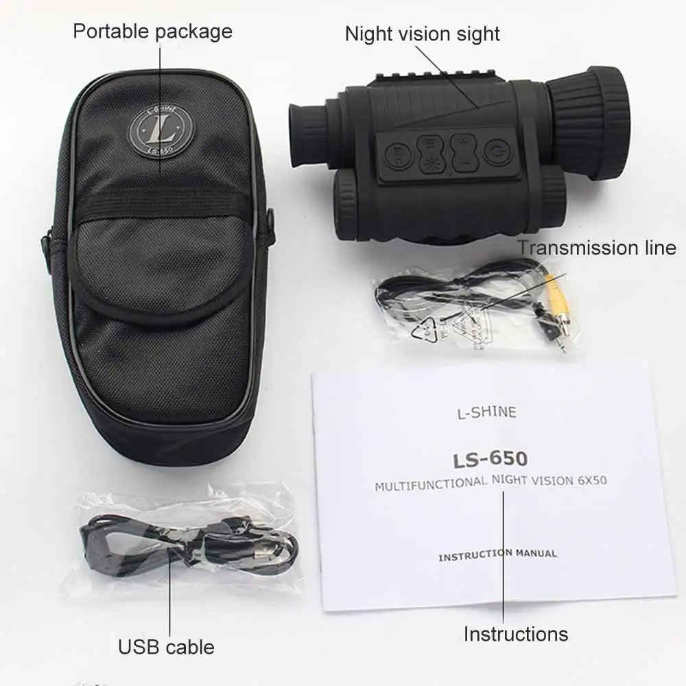 

Night Vision Monocular Night Hunting Scope Sight Riflescope Night Vision Telescope Optical Night Sight