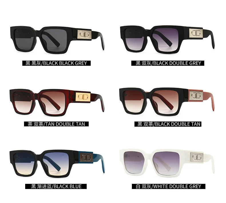 Солнцезащитные очки Мужские квадратные в стиле ретро 2021 | Аксессуары для одежды