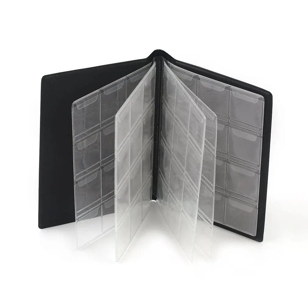 

Commemorative Coin Collection Volume Empty Coin Folder Hold 120 Pieces Coins