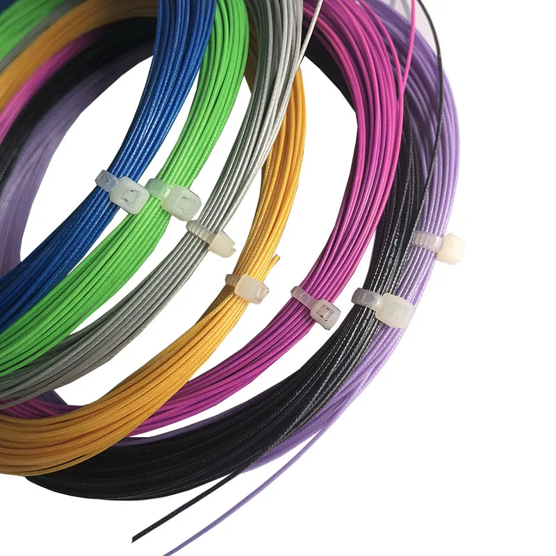 

100pcs Free shipping Durable Badminton strings 0.70mm BG-65 training strings for badminton racket 10M