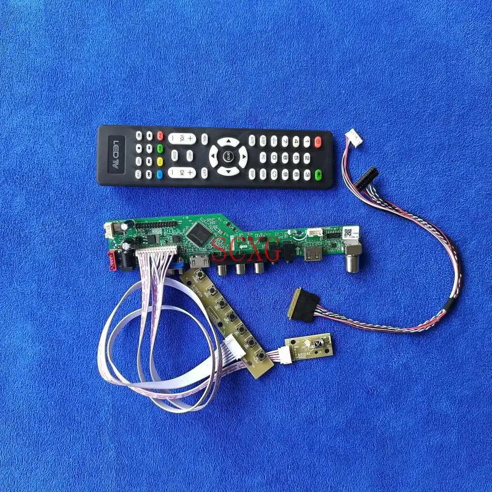 

Светодиодный/ЖК-дисплей для LTN156AT14/LTN156AT15/LTN156AT17 комплект матричной платы привода HDMI-совместимый VGA USB AV аналоговый сигнал строя 1366*768