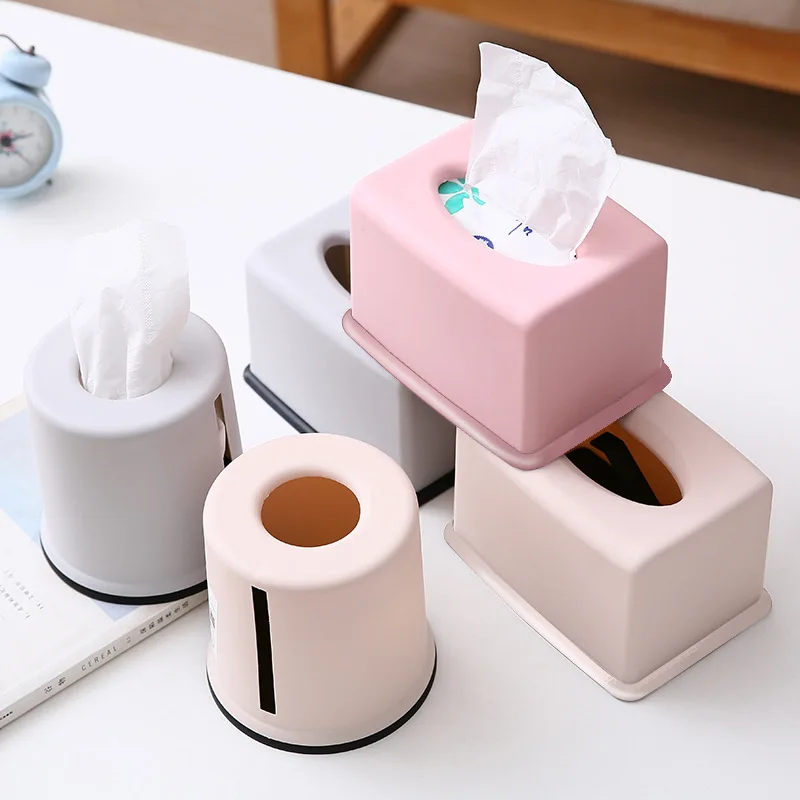 Новый дизайн Простая цветная квадратная коробка для салфеток простая кухонные