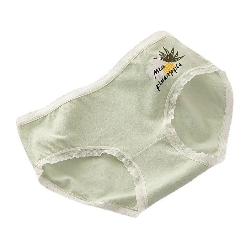 

Glowing Future Fresh Pineapple Lingerie Cute Girly Panties Japanese Loli Cotton Underwear Women Soft Breathable Panty Women