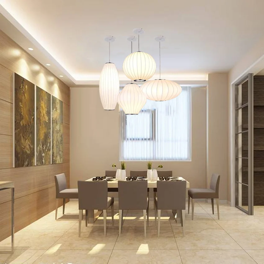 Современная простая ткань многоступенчатая люстра датский МАГАЗИН Люстра в виде