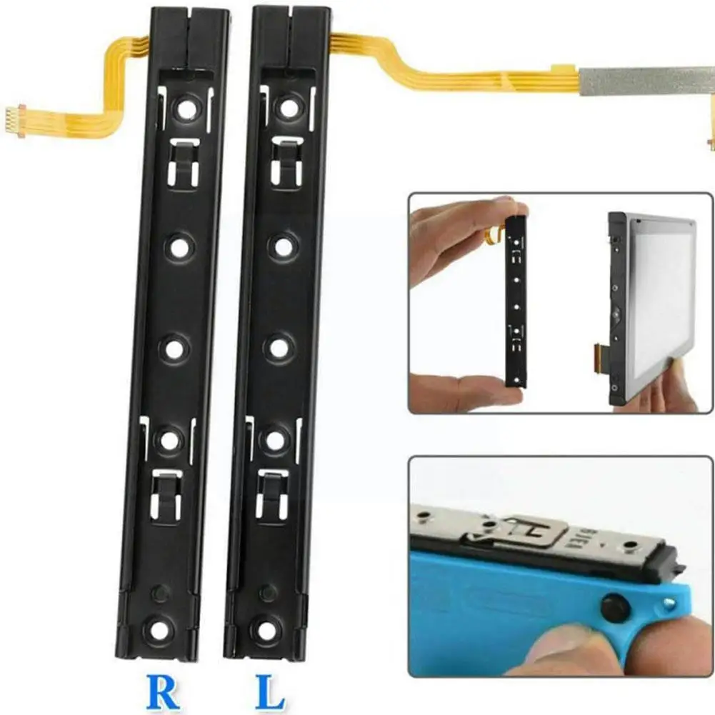 

Replacement Left Right Slide Rail Bracket With Sensor Switch Cable Sidebar Console For Nintend Hand To N64 Av