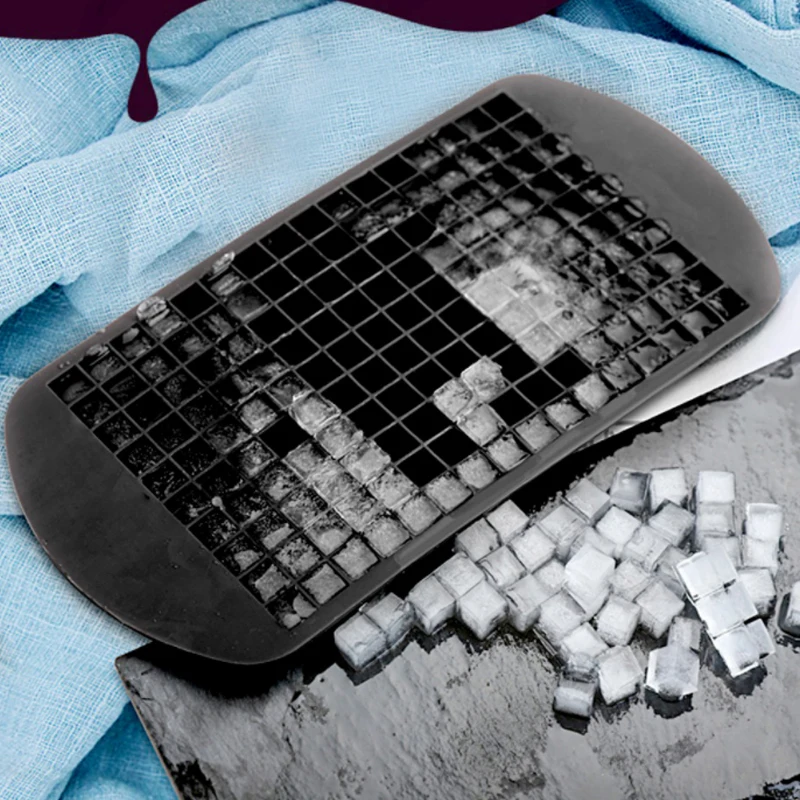 

Mini Small Ice Lattice Mold Silicone Whiskey Chocolate Ice Cube Tray Easy Demold Ice Lattice Molds Gadgets Kitchen Accessories