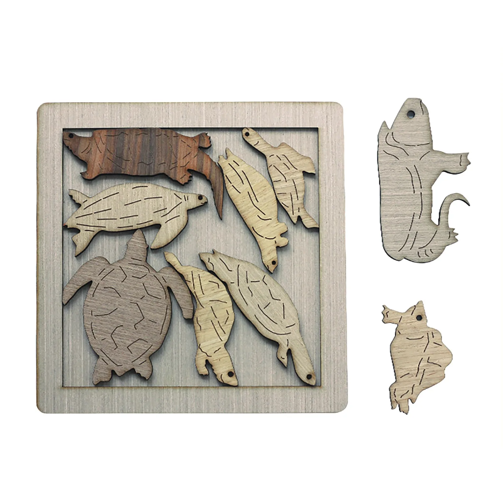 Новинка детский супержесткий 3d пазл в виде животных деревянные игрушки