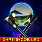 XHP110 самый мощный светодиодный вспышка светильник 18650 фонарь светильник XHP90 XHP70 светодиодный тактический вспышки светильник s USB Перезаряжаемые вспышка светильник Фонари лампа