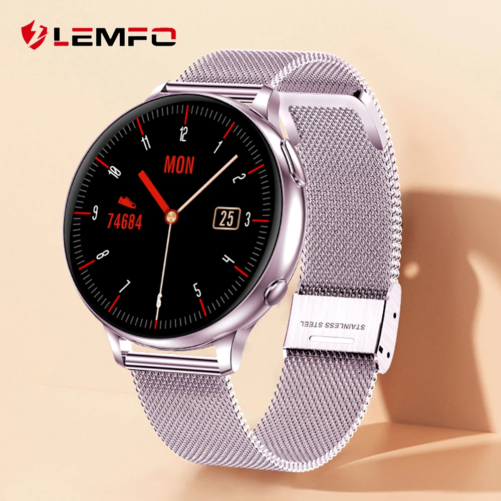 LEMFO X3 Смарт часы для женщин 1 дюймовым HD монитором под управлением круглый Экран
