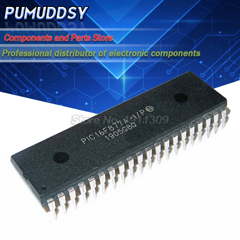 Pic16/ P PIC16F877A PIC16F877 16F877A I/P DIP40 IC 2 шт.|Интегральные схемы| |