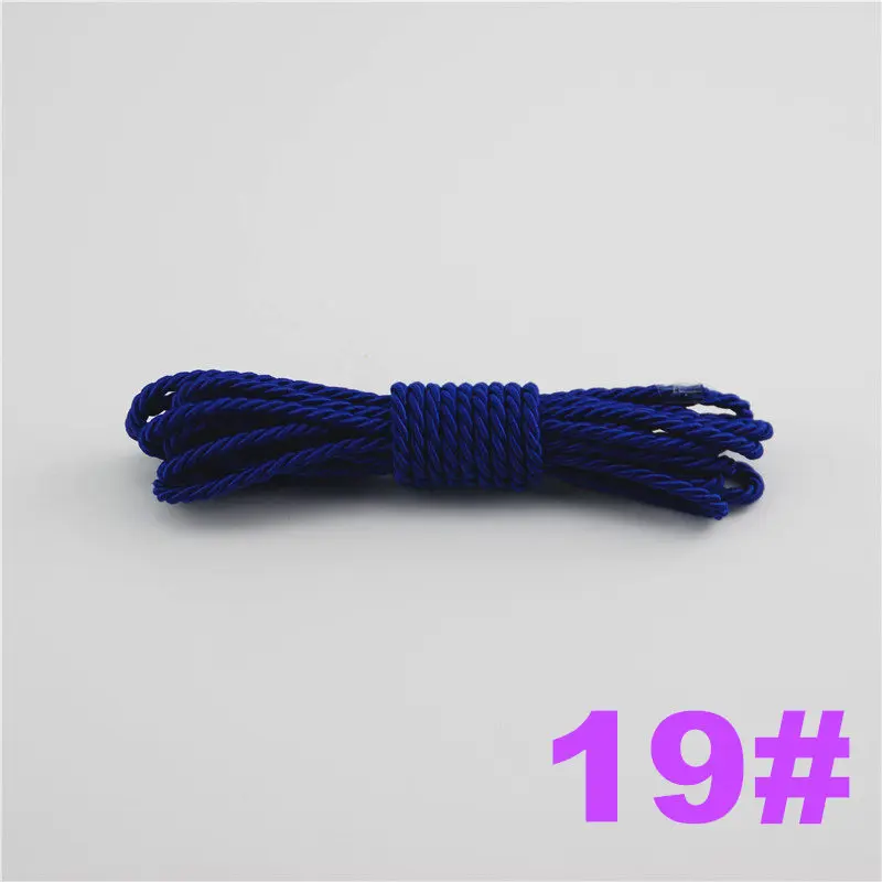 19 FASMILEY DIY Cord Jewelry findings 3 мм плетеный Канат мульти сплошной Цвет витая нить DIY аксессуары строка поставляет 100 м DS217 - Цвет: 19