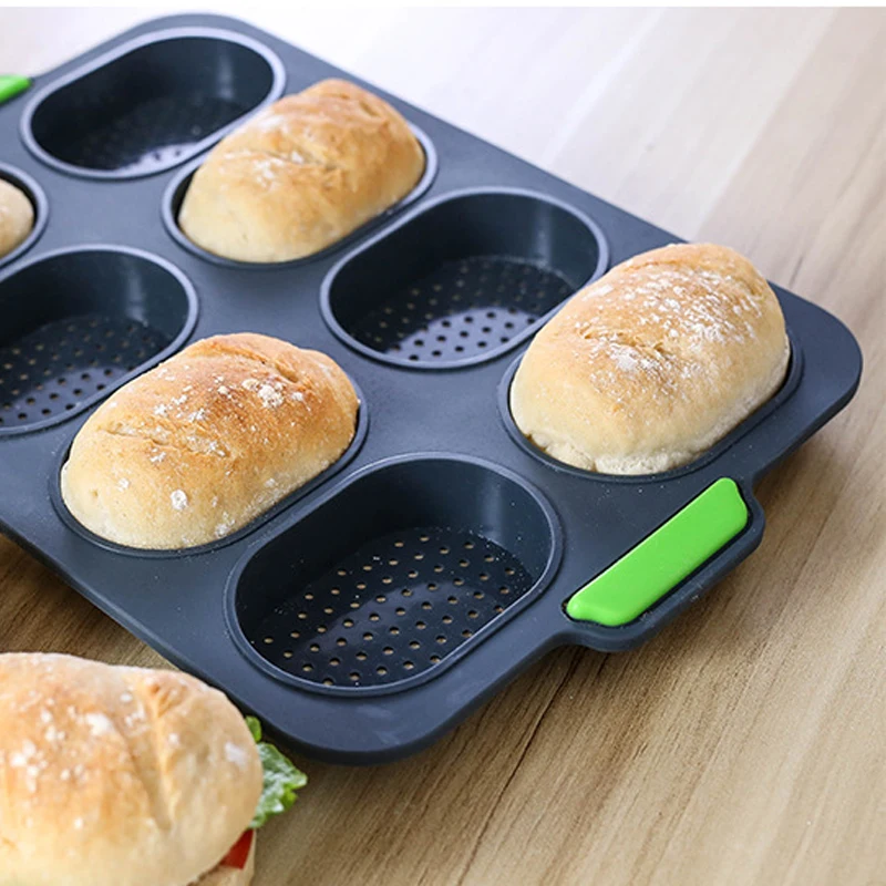 Силиконовая форма для французского хлеба выпечки 8 рыболовная сеть дышащий