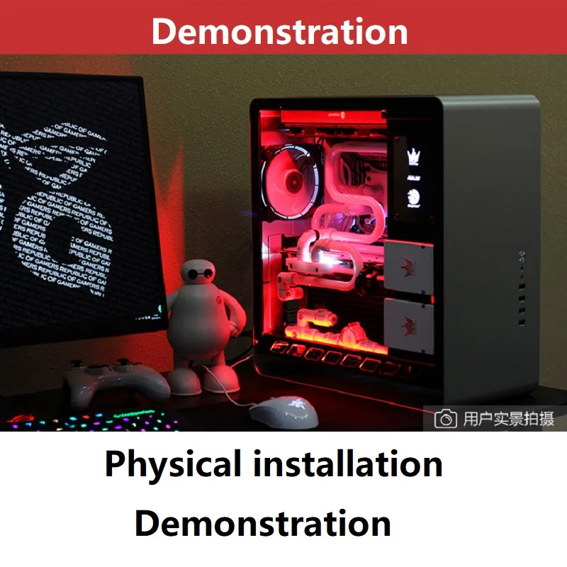 JONSBO UMX4 ATX чехол для компьютера из закаленного стекла боковая прозрачная версия Шасси поддержка atx материнская плата 240 Холодный ряд