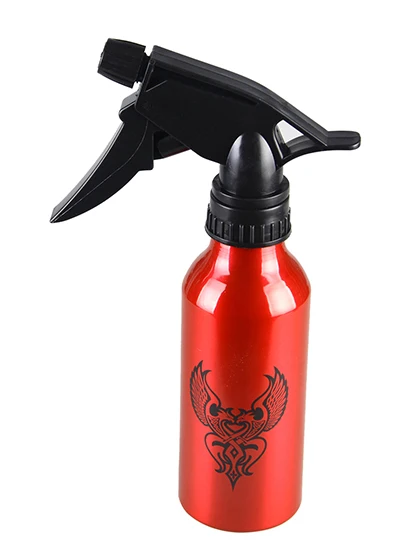 

YILONG Free shipping 2pcs Tattoo Spray Bottle Red Aluminum Spray Bottle for Green Soap