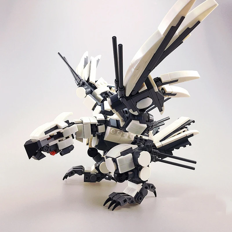 

291pcs Simulation White Eagle Building Blocks Anime Figure Model Toys Action Figure Dolls Toys For Children