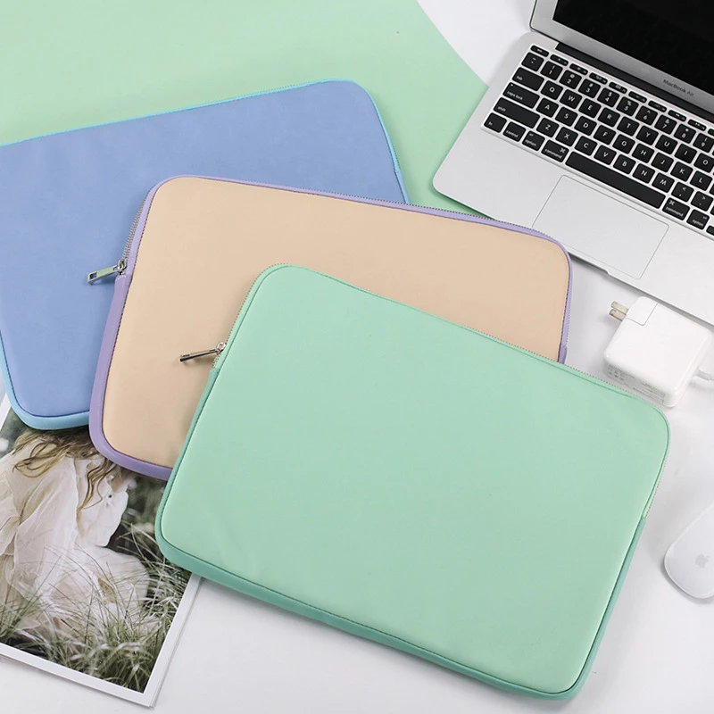 Чехол для ноутбука 14 дюймов однотонная дорожная сумка Macbook Air Pro противоударный