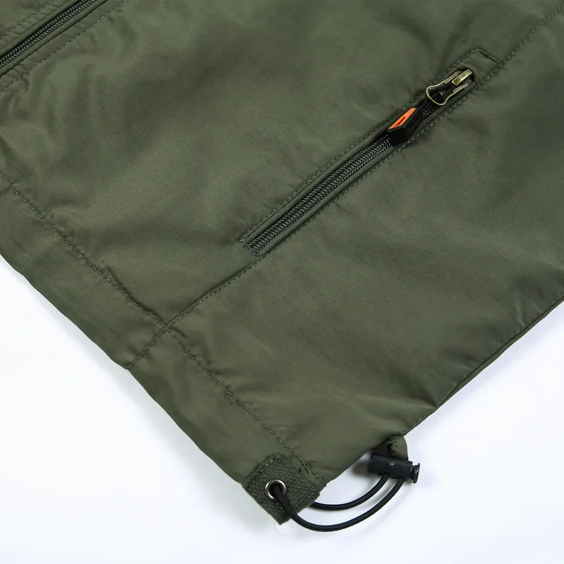 

New Quick Drying Vest Men Sleeveless Jacket Multi Pocket Cameraman Vest Solid Oversize Loose Tooling Vest Fashing Haking AF7882
