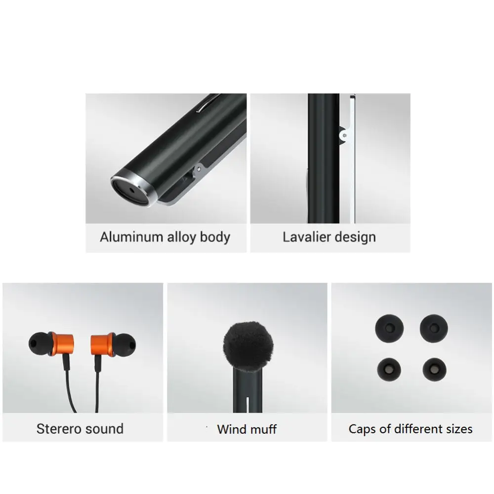 Беспроводная микрофонная система Hohem BM01 BT Hi-Fi стерео петличный микрофон Bluetooth BGM