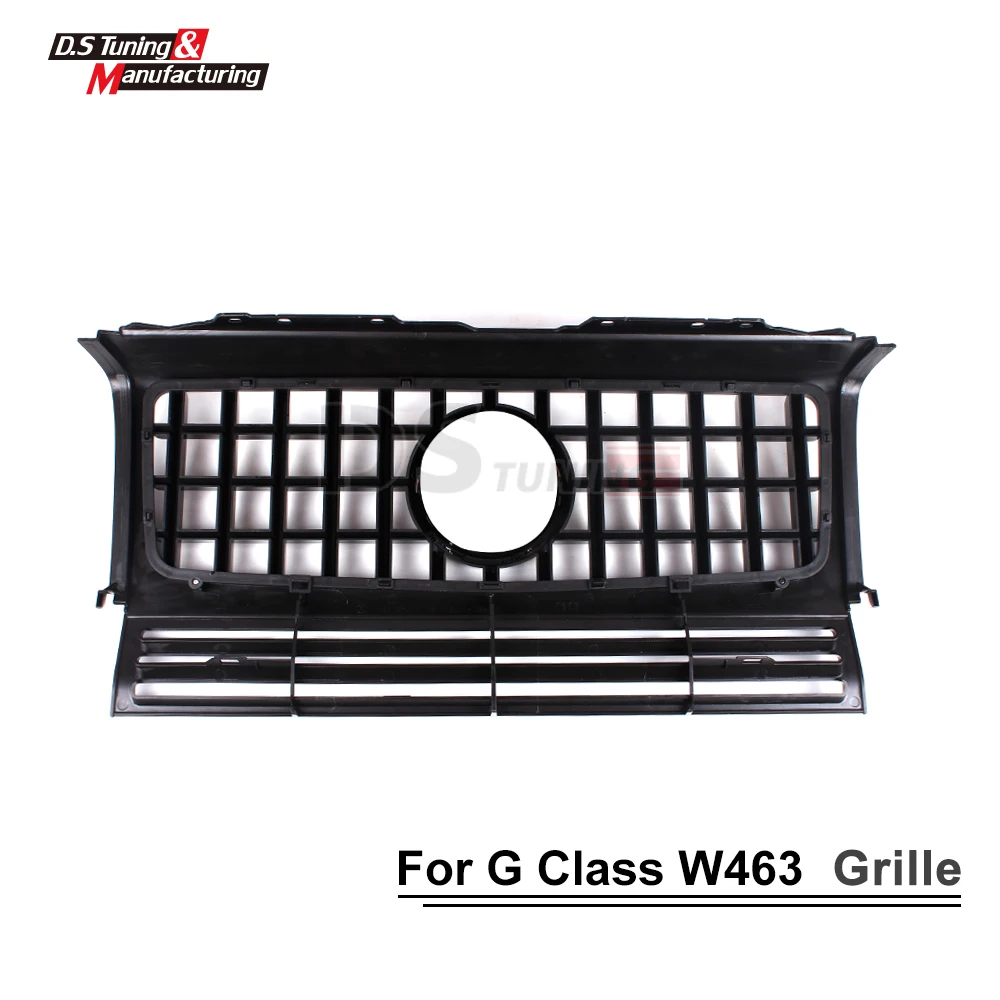 W463 решетка для Benz G Class ABS глянец Черный передний бампер сетка почечные грили 2013 +