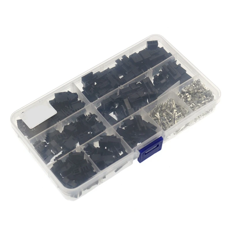 

2.54mm Dupont Terminal Male/Female Pin SM2.54 Cable Plug 2/3/4 Pin Jumper Header Housing Wire Connector 480Pcs