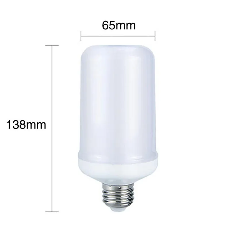 Новейшая модель E27 E26 E14 2835SMD светодиодный светодиодные лампы с эффектом пламени