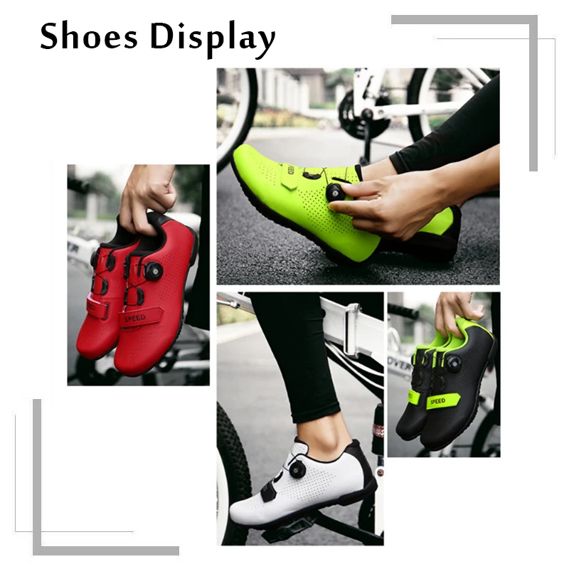 

Profrssional Men MTB Bicycle Cycling Shoes Cleat Pedal Outdoor Breathable Bike Shoes Anti-slip Women Cycling self Lock Shoes