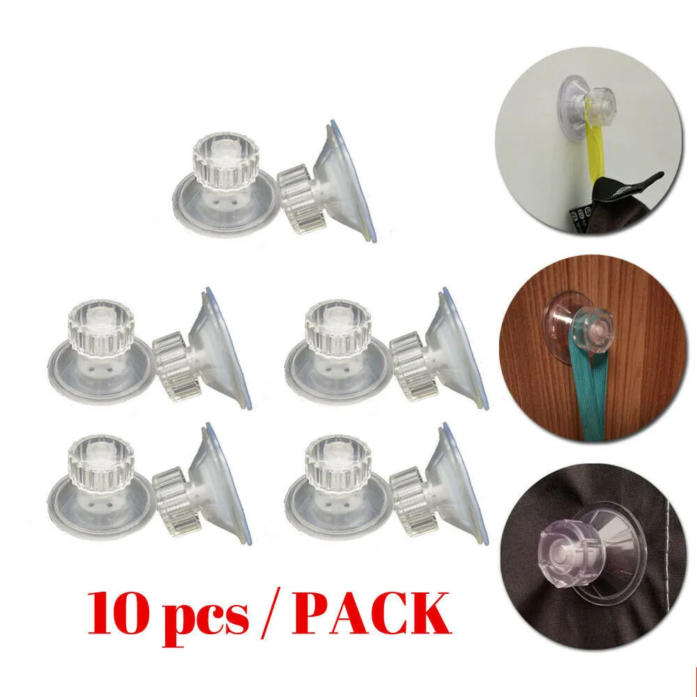 

10 Packs High-Grip Awning Suction Cup Fixing Pads Caravan Motorhome Organiser Suction Cup Diameter: 45mm Clear Accessories