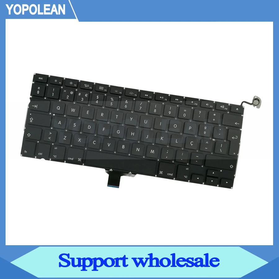 Португальская клавиатура 3 шт./лот для Macbook Pro Unibody 13 дюймов A1278 португальская 2009 2010