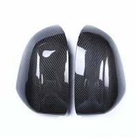2pcs abs carbon fiber style rearview side mirror garnish trim cover car accessories styling for bmw x3 g01 2018