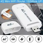 Разблокированный 4G Wi-Fi роутер SIM-карта USB-модем 4G Wi-Fi донгл Карманный LTE Wi-Fi роутер Точка доступа 4G донгл