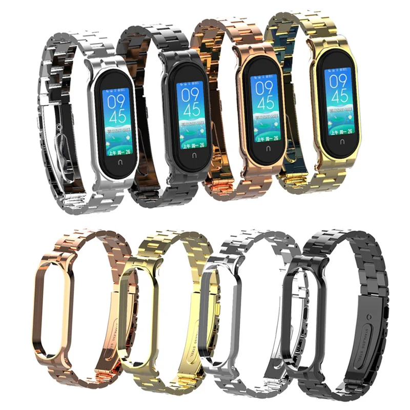 

Сменный Браслет из нержавеющей стали для спортивных часов Xiaomi Mi Band 5