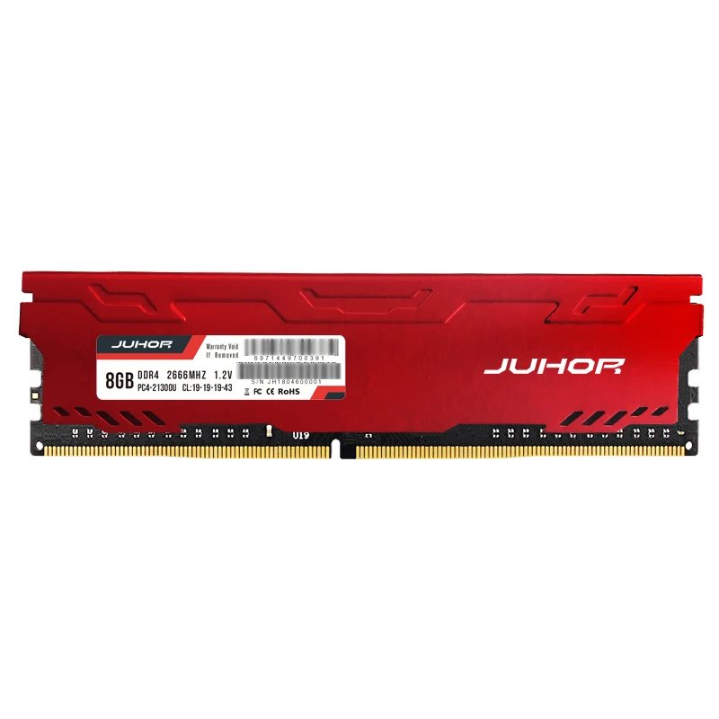Оперативная память JUHOR ddr4 4 ГБ 8 16 32 для настольного компьютера 2133 МГц 2400 2666 новые