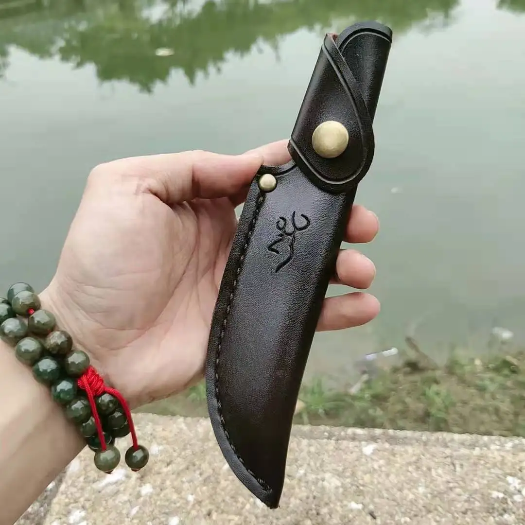 Ножей с фиксатором лезвия петля для ремня чехол фиксированным лезвием сумка