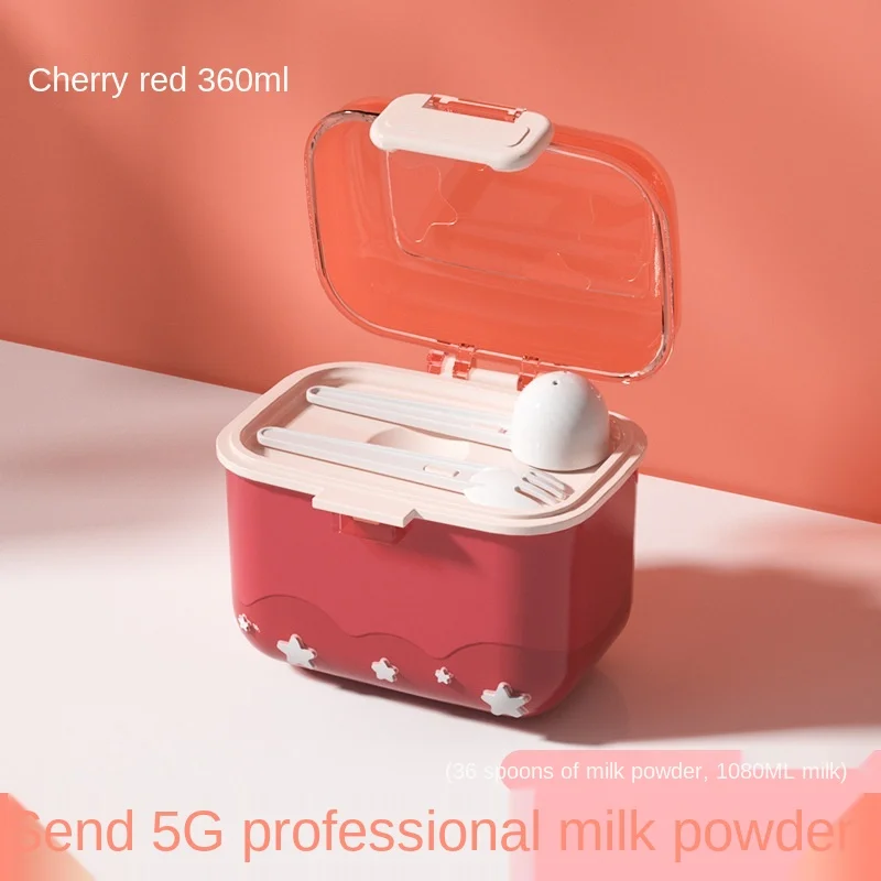 Caja de almacenamiento port&aacute;til para leche en polvo para beb&eacute;s, Sub embalaje para exteriores, gran capacidad, dep&oacute;sito de almacenamiento de alimentos, LB953-4