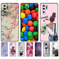 For Huawei P30 Case P30 Pro Case P30 Lite Case P30Pro VOG-L29 ELE-L29 P30Lite Lite Cover Silicon Phone Back black tpu case