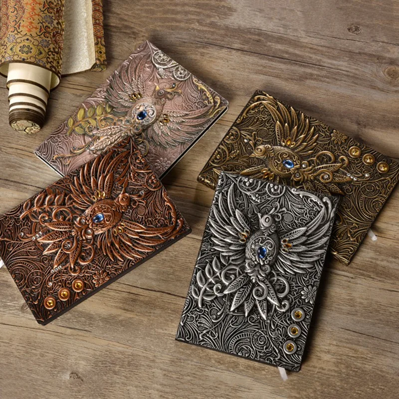 

Anaglyph Gilding Phenix Notebook School Supplies Office Culture