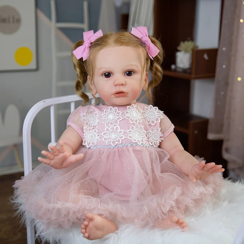 

Кукла новорожденная для девочек, подарок для новорожденных, 24 дюйма