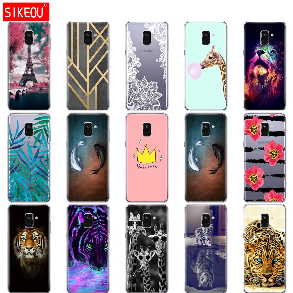 Силиконовый чехол для телефона Samsung Galaxy A6 A8 2018 S8 S9 PLUS задняя крышка A600 A605 A530 A730