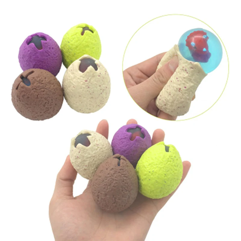 Прозрачный Динозавр яйцо Игрушка антистресс вентиляционные шарики новинка