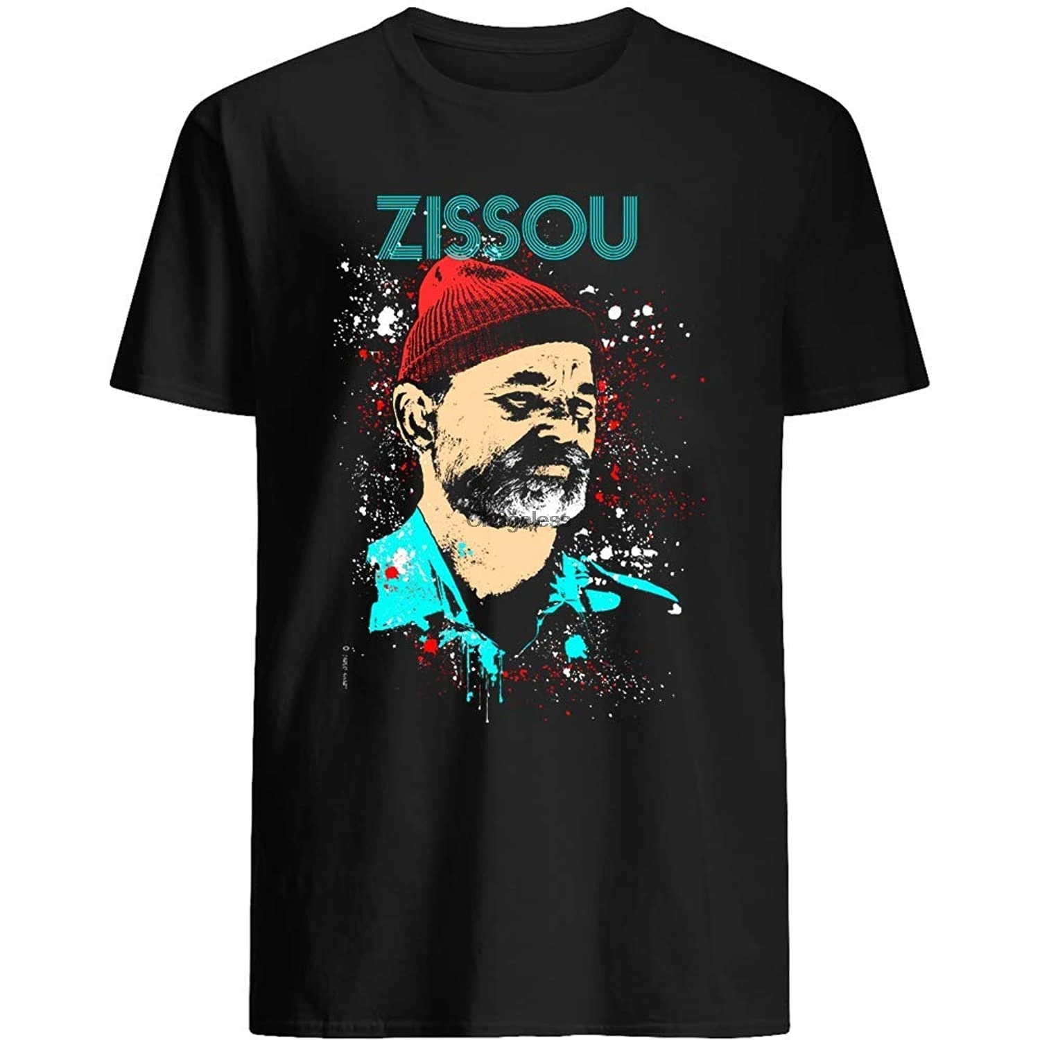 Стив Зиссоу жизнь водные красочные рисунки Билл # Мюррей фильм ТВ подарок для