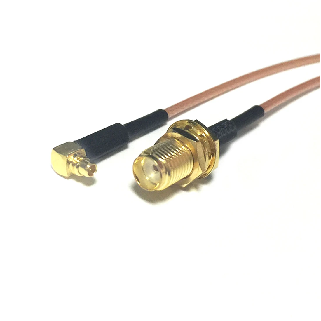 SMA Гнездовой гаечный переключатель MMCX Мужской кабель Pigtail RG178 15 см 6 дюймовый