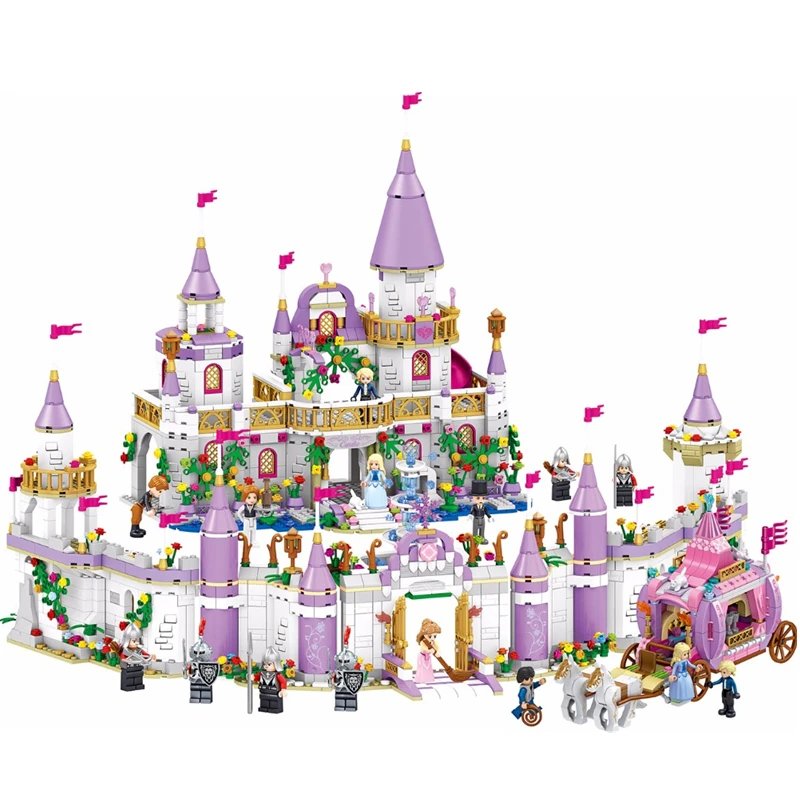 7 в 1 Детский конструктор Друзья для девочек|Наборы сборки моделей| |