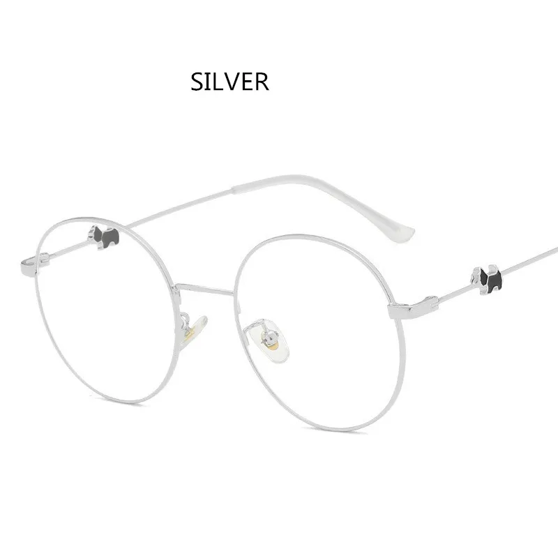 Металлические очки оправа индивидуальная Ретро рамка милый тренд плоское