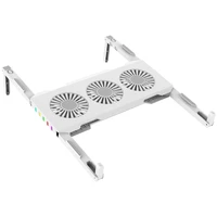 laptop cooling pad gaming laptop cooling bracket with 3 leds large quiet cooling fan suitable for 11 17 inch laptops