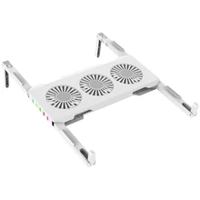 Laptop Cooling Pad, Gaming Laptop Cooling Bracket with 3 LEDs, Large Quiet Cooling Fan, Suitable for 11-17 Inch Laptops